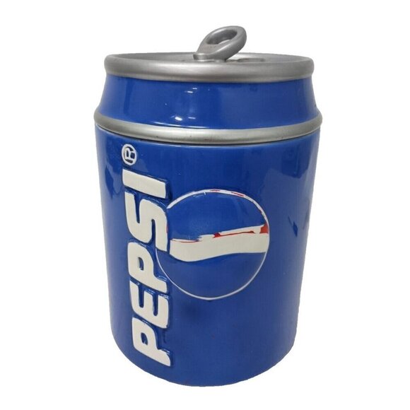 Vintage 2000 PSC Pepsi Limited Edition Large Collectible Cookie Jar Ceramic Can - Picture 1 of 12